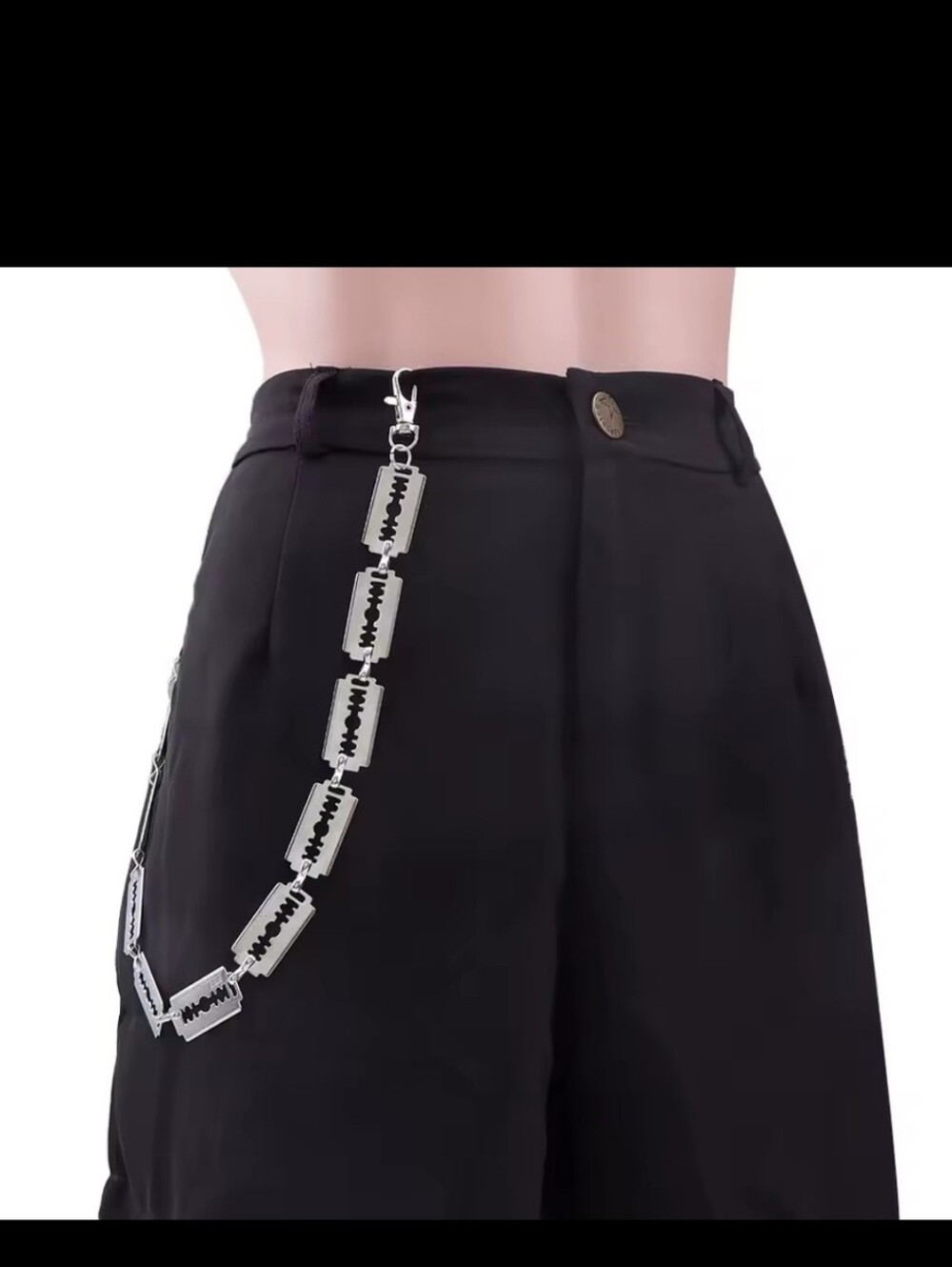 nwot Razor Blade Pants Chain - Picture 4 of 7